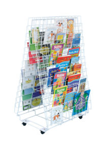 Double sided bookrack